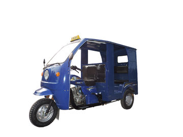 Elektryczny trójkołowy pasażer trzykołowy z pasażerami o pojemności 150 cm3, zamknięty trójkołowy wózek transportowy