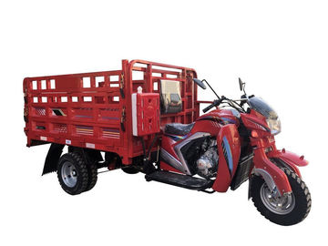 Dorosły trójkołowy wózek transportowy 250CC typu nadwozia 1700 * 1250 mm Hamulec bębnowy 60 km / h Maksymalna prędkość
