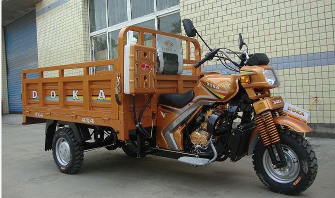 Benzyna czterosuwowy zmotoryzowany 3 koła Cargo motocykl z ciężkim ładunkiem Cargo Box