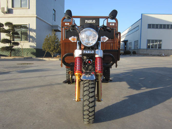 Złoty kolor Trzykołowy motocykl towarowy do jazdy na długich dystansach