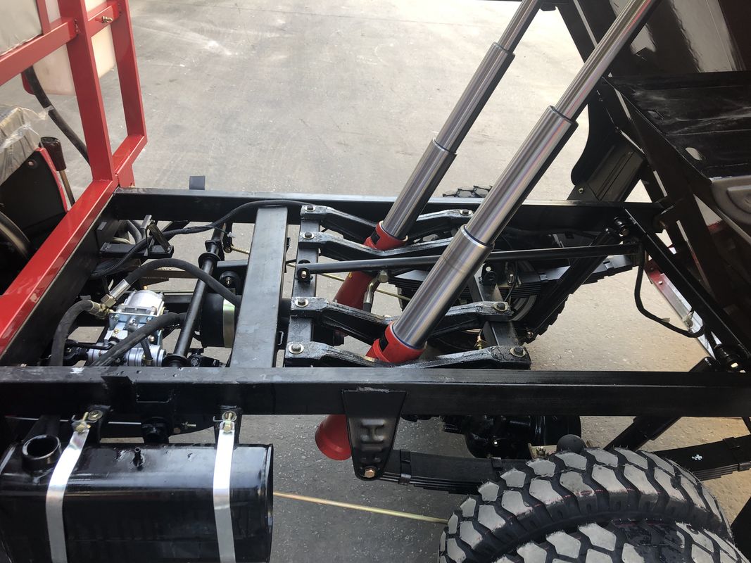 Dorosły trójkołowy wózek transportowy 250CC typu nadwozia 1700 * 1250 mm Hamulec bębnowy 60 km / h Maksymalna prędkość