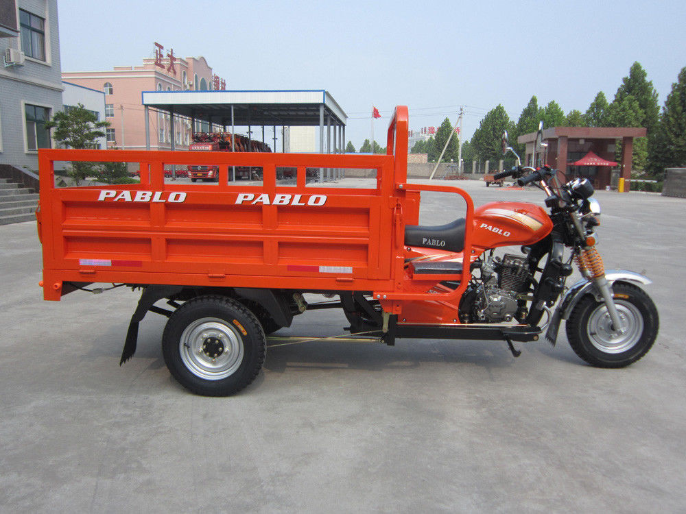 Prawy trójkołowy motocykl Trójkołowy ładunkowy motocykl z typem silnika 300cc i obciążeniem 201 250cc