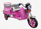 Purple Chinese 3 Wheel Motorcycle 160 Mechaniczny hamulec bębnowy dla kobiet