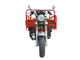 Czerwony otwarty korpus 3-kołowy motocykl cargo, trójkołowy wózek dla dorosłych 150ZH-H